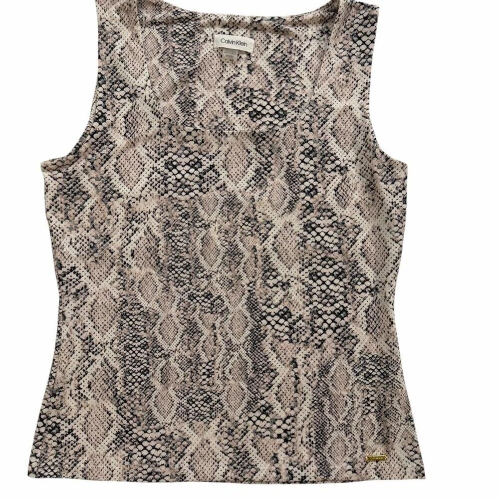 Calvin Klein snake print blouse